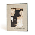 And Hand In Hand Zinc Linen Frame 7.5x8.5