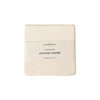 5x5 Handmade Cotton Paper Bundle - Cream