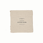 5x5 Handmade Cotton Paper Bundle - Oat
