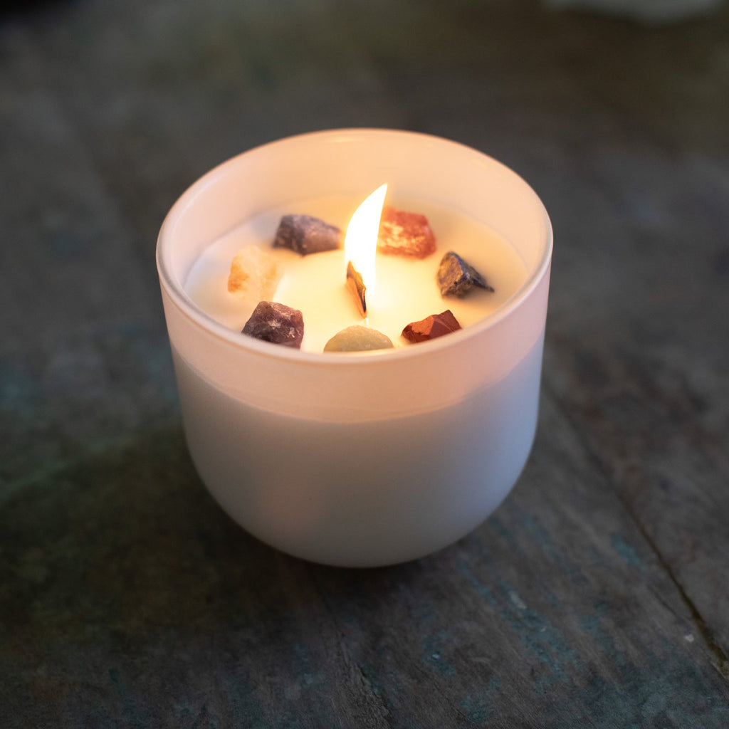 Chakra Crystal Candle - 11oz