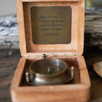 My Hope Still Is Tripod Compass in Wooden Box