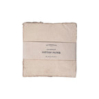 6x6 Handmade Cotton Paper Bundle - Flax