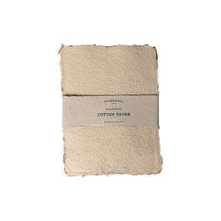 6x8 Handmade Cotton Paper Bundle - Oat