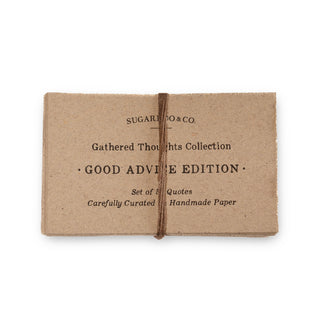 50 Gathered Thoughts of Good Advice on Handmade Paper