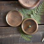 There Was Nowhere To Go Compass with Leather Pouch