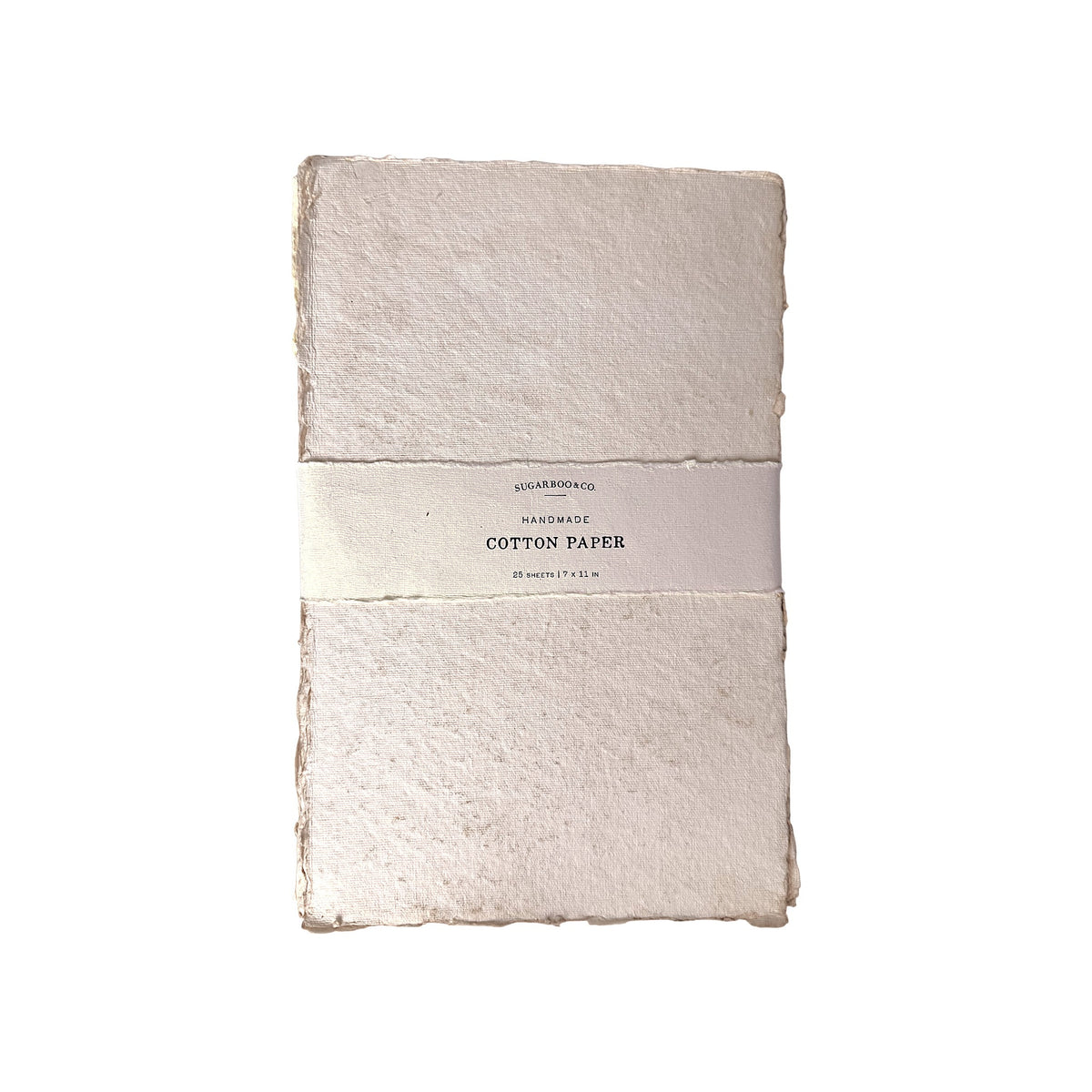 7x11 Handmade Cotton Paper Bundle - Flax