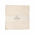 8x8 Handmade Cotton Paper Bundle - Cream