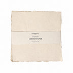 8x8 Handmade Cotton Paper Bundle - Cream