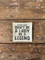 Stevie Said Square Decoupage Plate 6x6