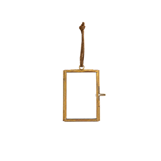 Brass Hanging Frame 2" x 3" Vertical