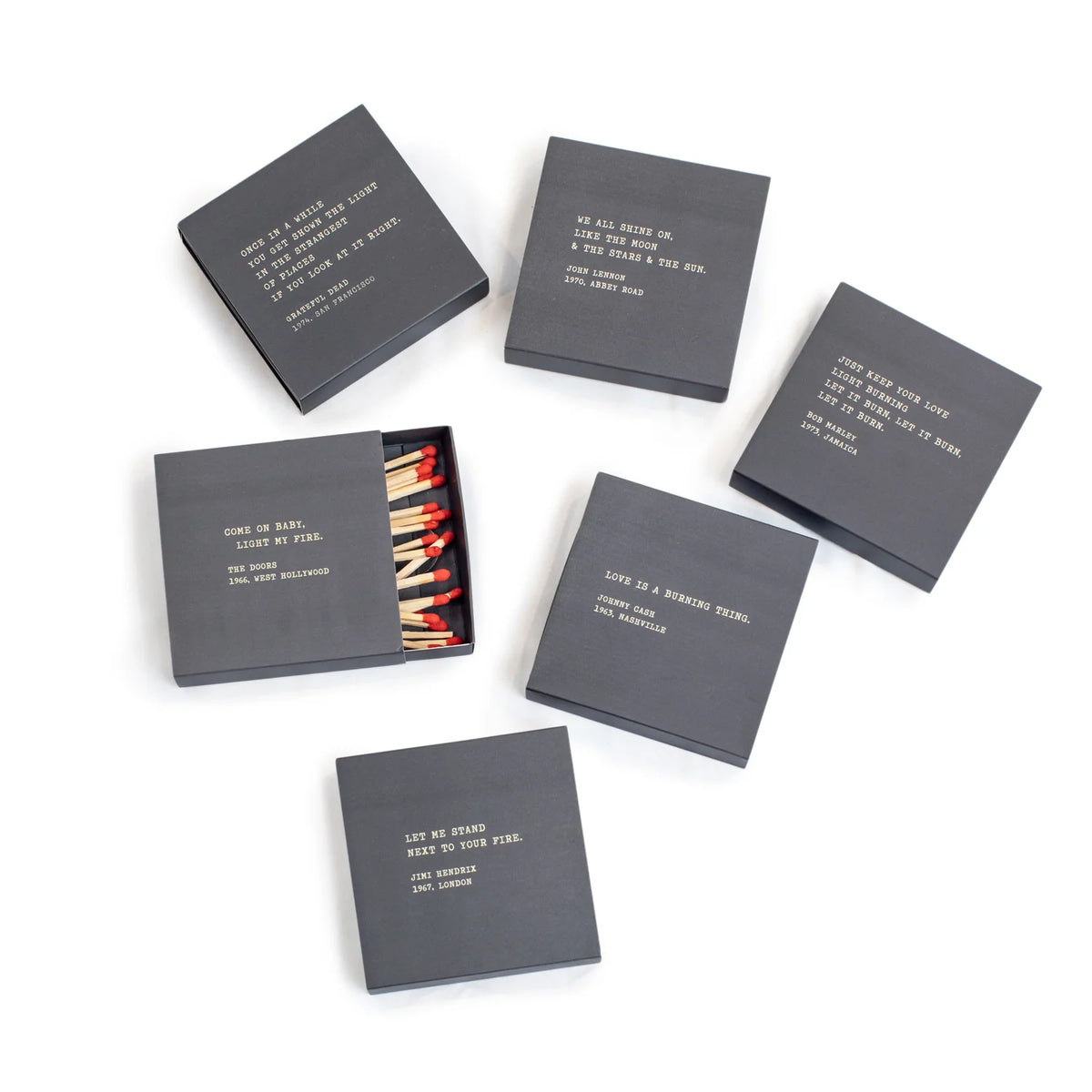 Legends Matches - Assorted Set of 36