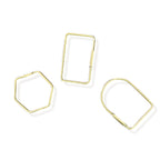 Brass Carabiner - Assorted Set of 12