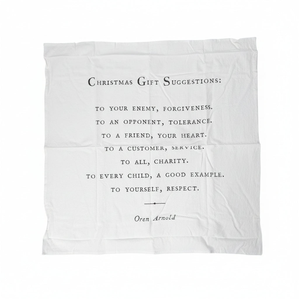 Holiday Cotton Napkins / Dishtowels - Assorted Set of 10
