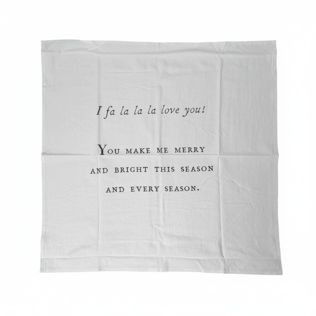 Holiday Cotton Napkins / Dishtowels - Assorted Set of 10