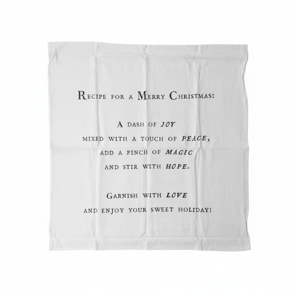 Holiday Cotton Napkins / Dishtowels - Assorted Set of 10