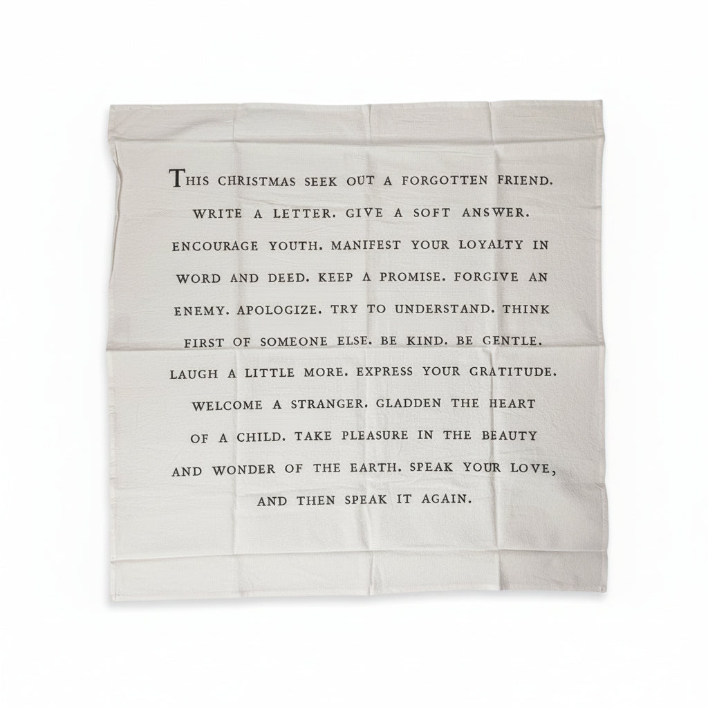 Holiday Cotton Napkins / Dishtowels - Assorted Set of 10