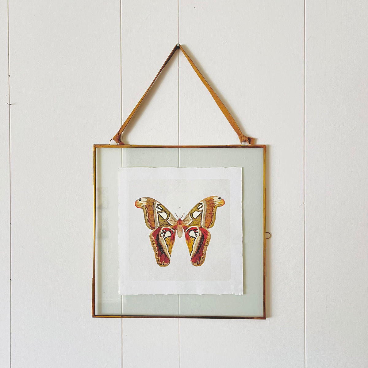 Square Brass Hanging Frame