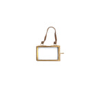 Brass Hanging Frame 2.5x1.5 – Horizontal