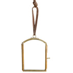 Window Pane Brass Hanging Frame 3x4