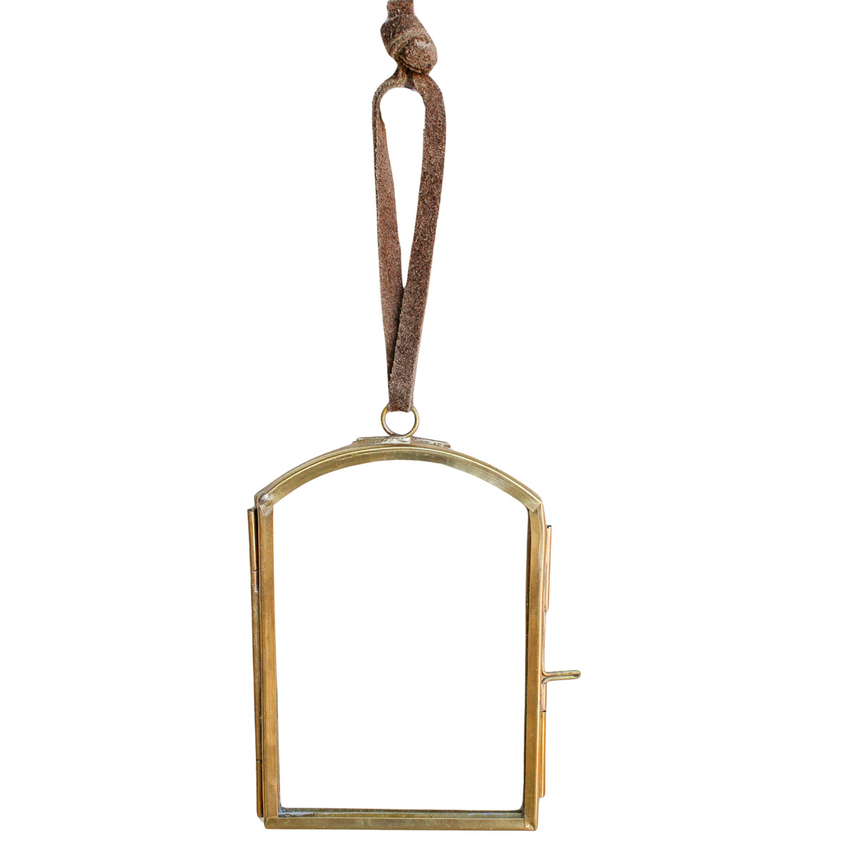 Window Pane Brass Hanging Frame 3x4