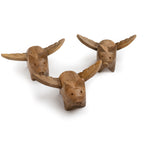 Handcarved Wooden Flying Pigs- Set of 12