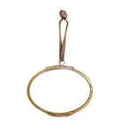 Oval Brass Hanging Frame 4x3 - Horizontal