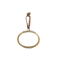 Oval Brass Hanging Frame 3.25x2.25 - Horizontal