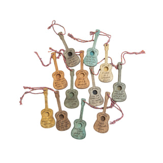 Wooden Acoustic Guitars - Assorted Set of 24