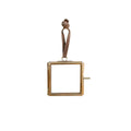 Square Brass Hanging Frame 2in