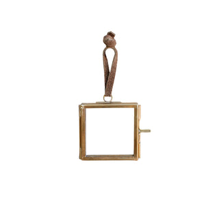Brass Hanging Frame 2"  Square