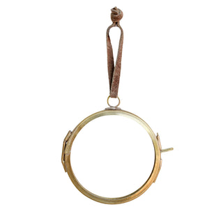 Brass Hanging Frame 2.75" Round