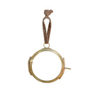Round Brass Hanging Frame 2in