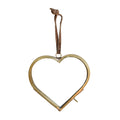 Heart Brass Hanging Frame 3.5in