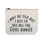 Cool Bands Canvas Zip Bag - Cream