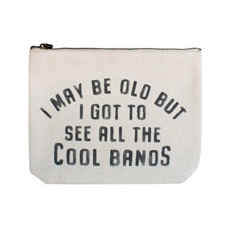 "Cool Bands" Canvas Zip Bag