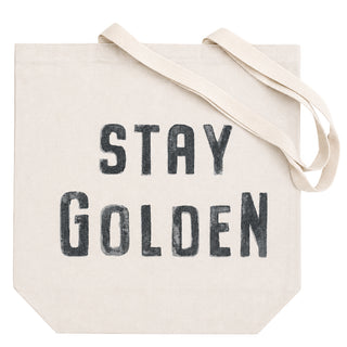 "Stay Golden" Canvas Tote - Set of 3