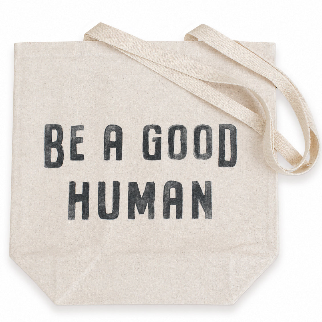 Be A Good Human Canvas Tote - Set of 3