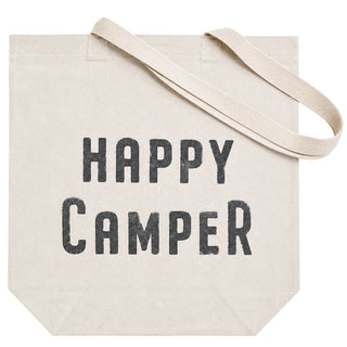 "Happy Camper" Canvas Tote - Set of 3