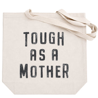 "Tough As A Mother" Canvas Tote - Set of 3