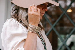 Be The Light Brass Cuff