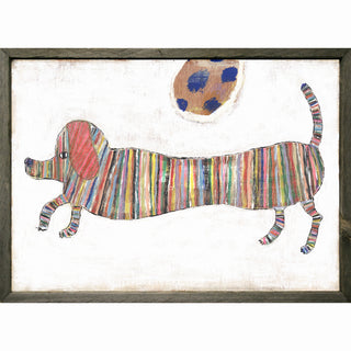 Hotdog (Grey Wood) - Art Print