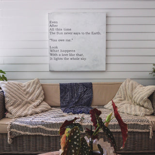 Even After All This Time Art Print - Grey Wood