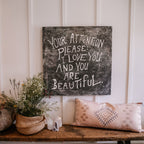 Your Attention Please Art Print - Gallery Wrap