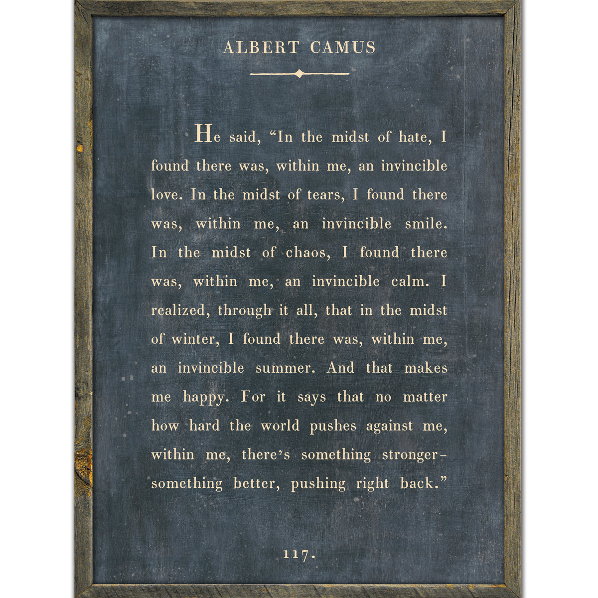 Albert Camus Art Print - Book Collection