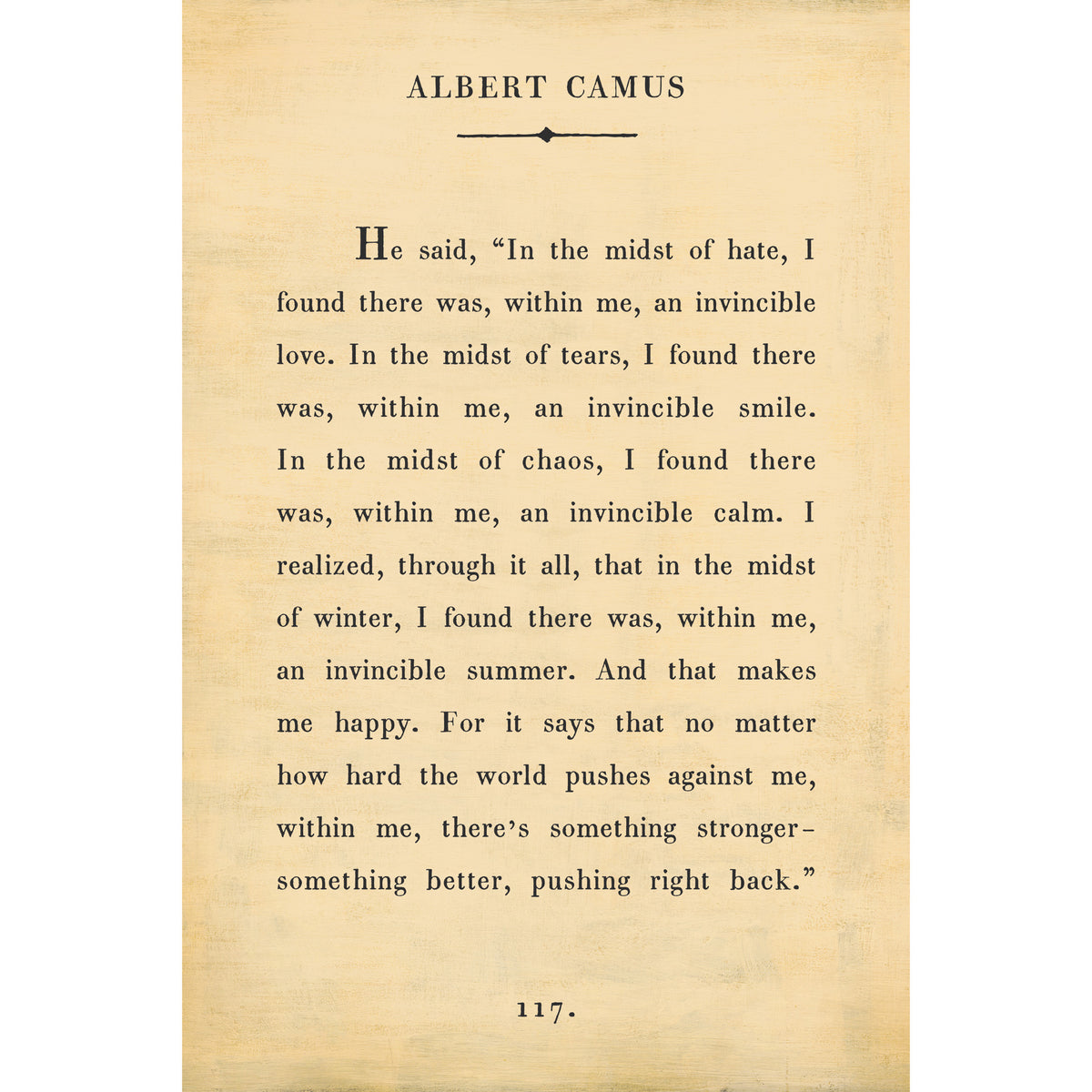 Albert Camus Art Print - Gallery Wrap