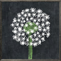 Dandelion Art Print - Grey Wood
