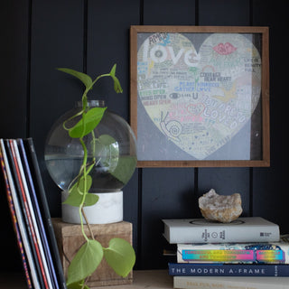 Choose Love Art Poster - 8" x 8"