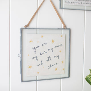 My Sun, My Moon Art Poster - 12"x 12"