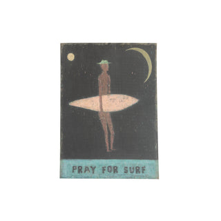 12"x16" Pray For Surf Art Poster