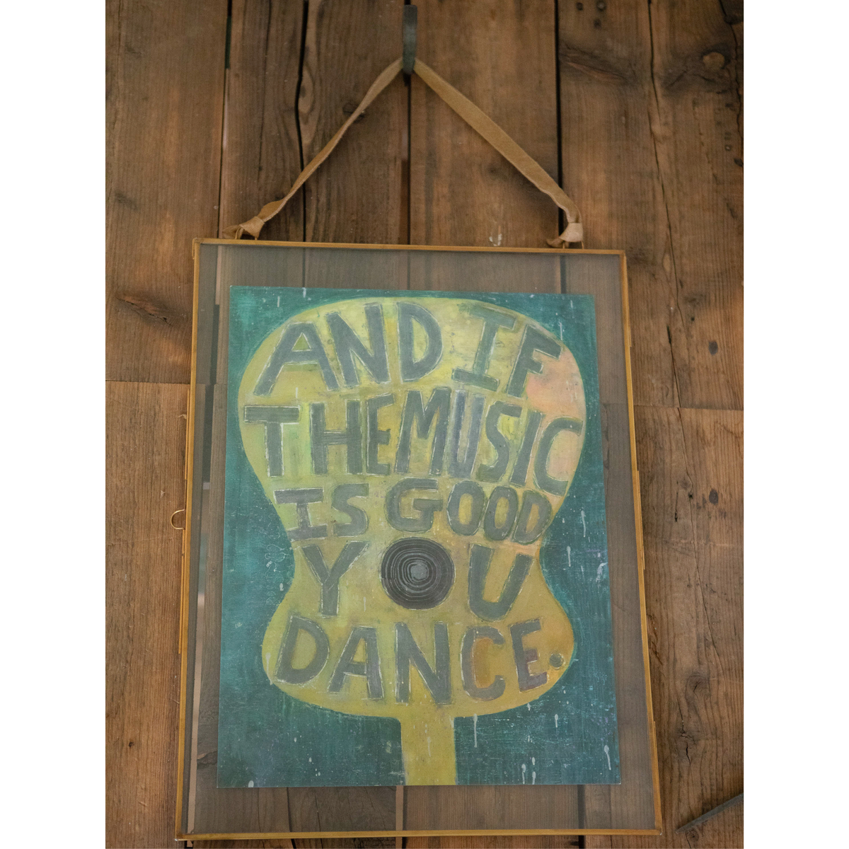 And If The Music Is Good Art Poster - 12x16